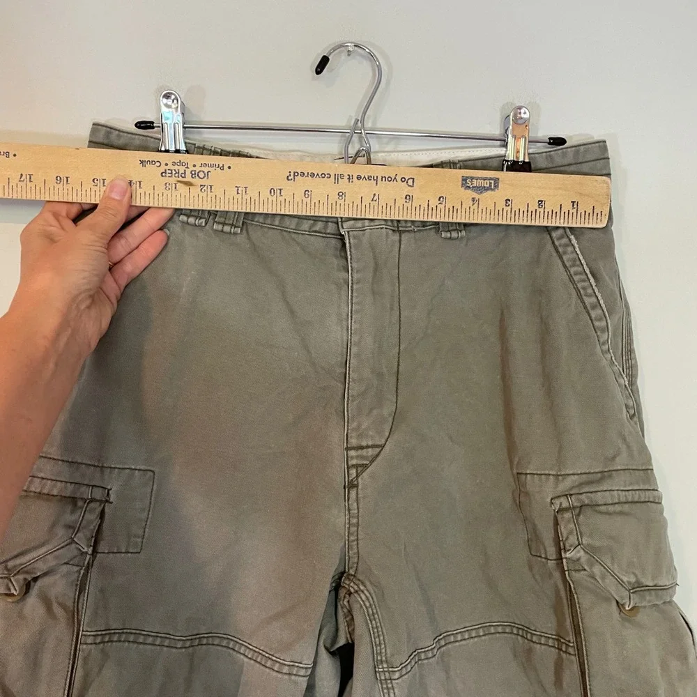 Polo Ralph Lauren Mens Khaki Green Classic‎ Polo Chino Cargo Shorts 32 Utility